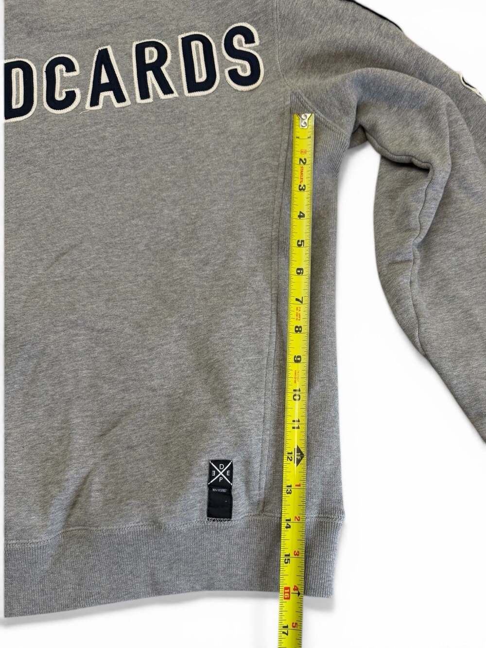 Vintage 10.Deep Victory MCMXCV Wildcards Aces Football Graphic Patch Sweatshirt - Picture 7 of 11